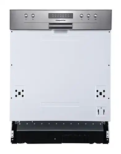 Einbau-Geschirrspüler respekta Spülmaschine teilintegriert 60 cm