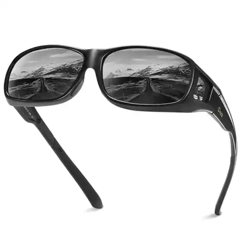 Fahrradbrille für Brillenträger DUCO Herren und Damen Polarisiert