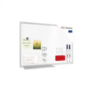 Whiteboard ALLboards Magnetisch 60x40cm mit Stifteablage