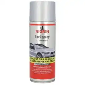 Felgenlack Silber NIGRIN Lackspray, 400 ml, Autolack Silber, schützt