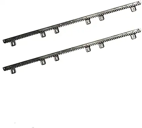 Zahnstange VDS 2x, je 1 Meter, schwarz, für Torantrieb