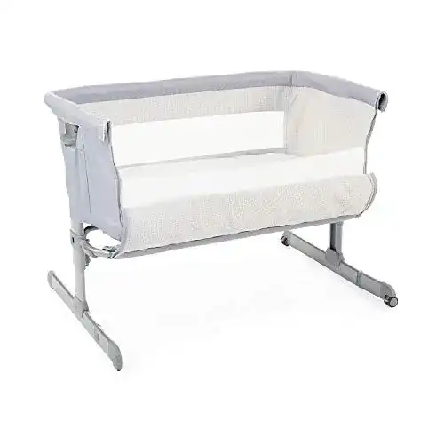 Beistellbett Chicco Next2Me Babybett mit Matratze, Netzfenster