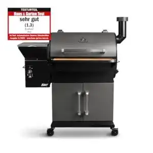 Pelletgrill BURNHARD Pelletsmoker Flint, Räucherofen 60°C – 230°C