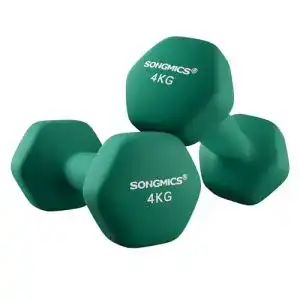 Hanteln 4 kg SONGMICS Kurzhanteln, 2er Set, Krafttraining