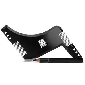 Bartschablone K-Brands Bart Schablone | Bartpflege Set für Männer