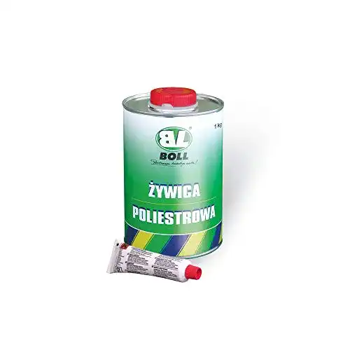 Polyesterharz JURMANN BOLL 1 KG Reparatur Set + HÄRTER