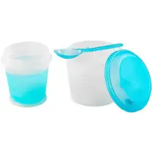 Müsli-to-go-Becher Rosenstein & Söhne, mit Milch-Kühlfach
