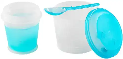 Müsli-to-go-Becher Rosenstein & Söhne, mit Milch-Kühlfach