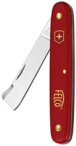 Okuliermesser FELCO mit Nylongriff, Rot