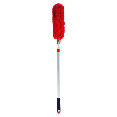 Staubwedel OXO Good Grips Mikrofaser mit Teleskopstange