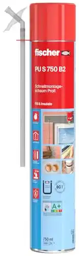 Bauschaum fischer Schnell-Montageschaum PU S 750, 750 ml