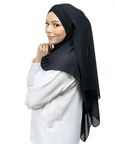 Hijab Lamis Hijab, Fertiger Schal Kopftuch zum Überziehen