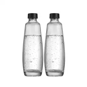 Glasflasche 1 l SodaStream DuoPack Glasflache, Duo, 2X 1L