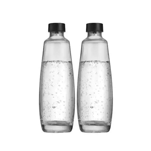 Glasflasche 1 l SodaStream DuoPack Glasflache, Duo, 2X 1L
