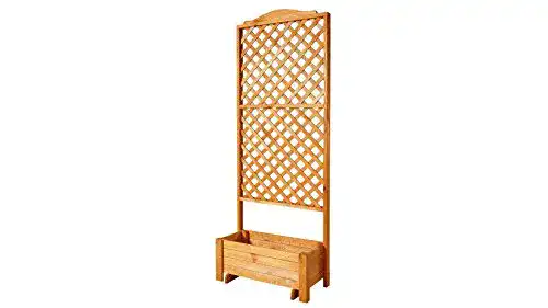Blumenkasten mit Rankgitter Promadino Rankkasten 80×210 cm
