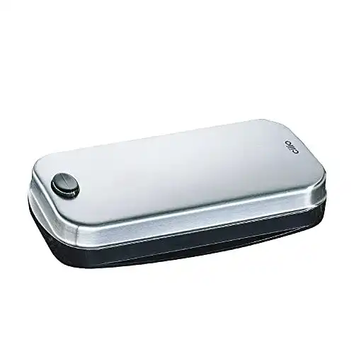 Krümelbürste Cilio Tischkehrer, Edelstahl, Silber, 16 cm