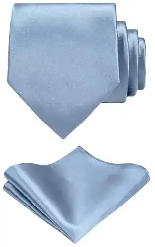 Krawatte Tie G U Style TIE G Einfarbiger Satin Formell für Herren