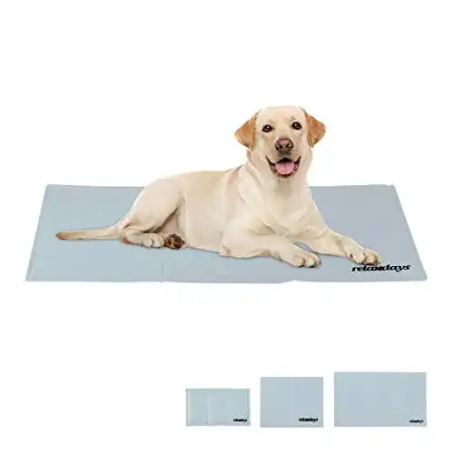 Kühlmatte Hund Relaxdays, selbstkühlend, abwischbar, robust