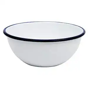 Emaille-Schüssel Olympia Pudding Schüssel 155 mm, 6er Set
