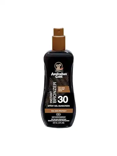 Sonnenöl Australian Gold Sonnenschutz Spray with Bronzer SPF 30