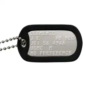Erkennungsmarken Graphotype™ Militärische Erkennungsmarke