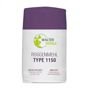 Roggenmehl Walter Mühle unbehandelt Type 1150, 1kg (10 Pack)