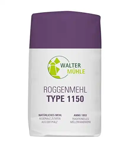 Roggenmehl Walter Mühle unbehandelt Type 1150, 1kg (10 Pack)