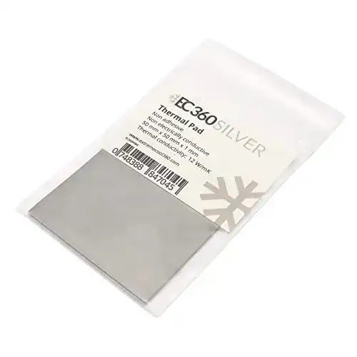 Wärmeleitpad EC360 ® SILVER 12W/mK (50 x 50 x 1,0 mm)