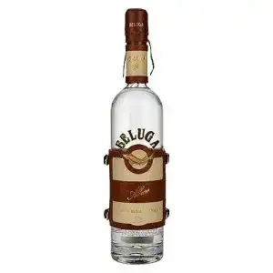 Beluga-Vodka Beluga Allure Noble Russian Wodka mit Leder, 0.7 l