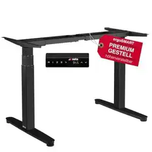 Höhenverstellbarer Schreibtisch Exeta ergoSMART, 2 Motore