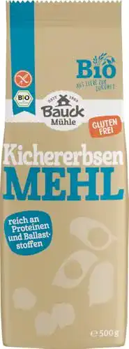 Kichererbsenmehl Bauckhof glutenfrei Bio, 6 x 500 g