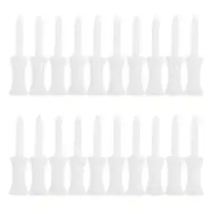 Golf-Tees MUXSAM 100Pcs 5mm Kunststoff Golf Tees Zufällige Farbe Graduated Castle Tee Höhe Kontrolle