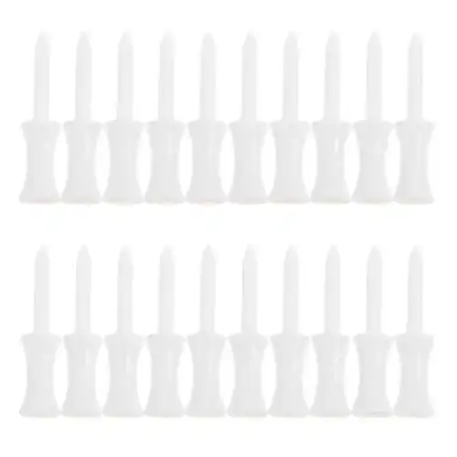 Golf-Tees MUXSAM 100Pcs 5mm Kunststoff Golf Tees Zufällige Farbe Graduated Castle Tee Höhe Kontrolle