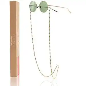 Brillenband GERNEO ® – Toronto – Maskenhalter & Brillenkette Gold