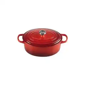 Gusseisen Bräter LE CREUSET Signature, mit Deckel, Ø 27 cm