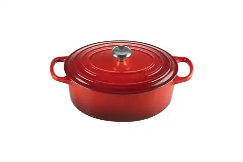 Gusseisen Bräter LE CREUSET Signature, mit Deckel, Ø 27 cm