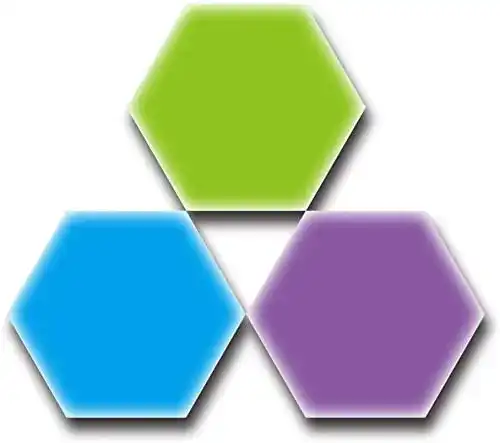 Sechseck-Wandleuchte keyixing Hexagon LED Lichter, 3 PCS LED