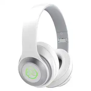 Kopfhörer (weiß) QLtech Wireless, Over Ear, Bluetooth 5.0