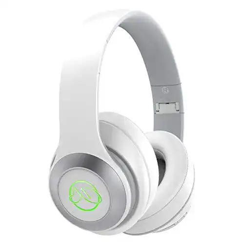 Kopfhörer (weiß) QLtech Wireless, Over Ear, Bluetooth 5.0