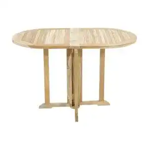 Esstisch oval Ploß Outdoor furniture Vancouver, Eco Teak Natur