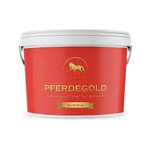 Muskelaufbau-Pferd-Zusatzfutter Pferdegold ® Muskeln 2 in 1
