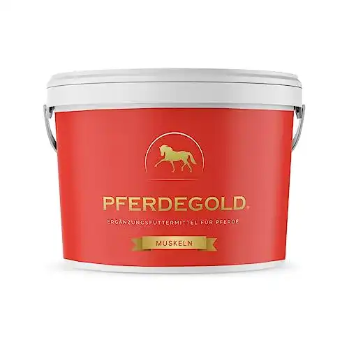 Muskelaufbau-Pferd-Zusatzfutter Pferdegold ® Muskeln 2 in 1
