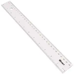 Lineal SPIRIT 402629 TTS 30cm, Transparent
