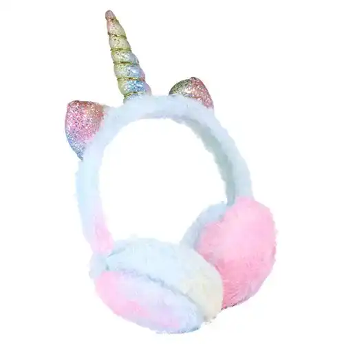 Ohrenwärmer BESPORTBLE Einhorn Ohrenschützer Plüsch Winter