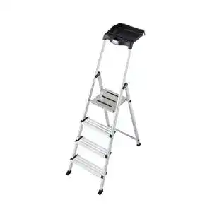 Stufenstehleiter KRAUSE Secury mit Multigrip System, 4 Stufen