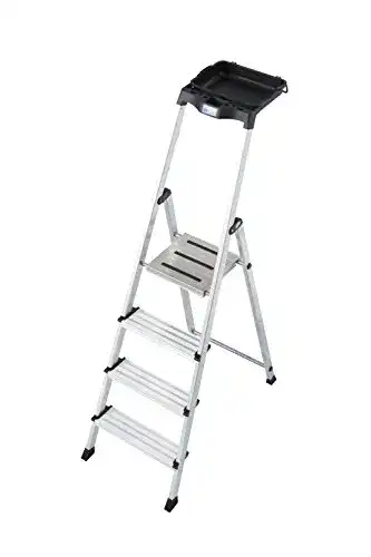 Stufenstehleiter KRAUSE Secury mit Multigrip System, 4 Stufen