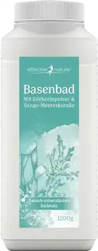 Badesalz effective nature Basenbad – 1200 g – Sango-Meereskoralle