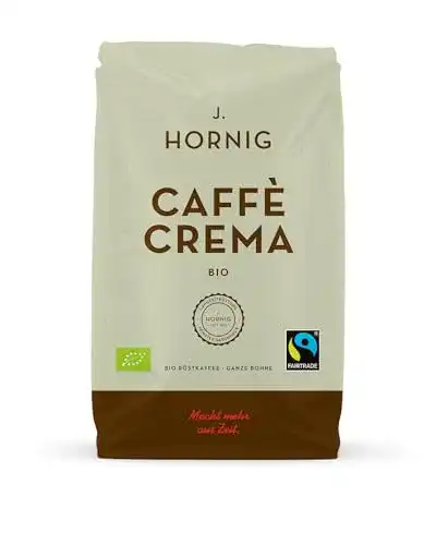 Bio-Kaffeebohnen J. Hornig Kaffeebohnen Bio & Fair Trade, 1000g