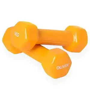 Hanteln 1 kg Oliver Vinyl Hantel 2 x 1,0 kg Hantelset