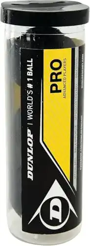 Squashbälle Dunlop Sports Dunlop Pro Squashball doppel gelb